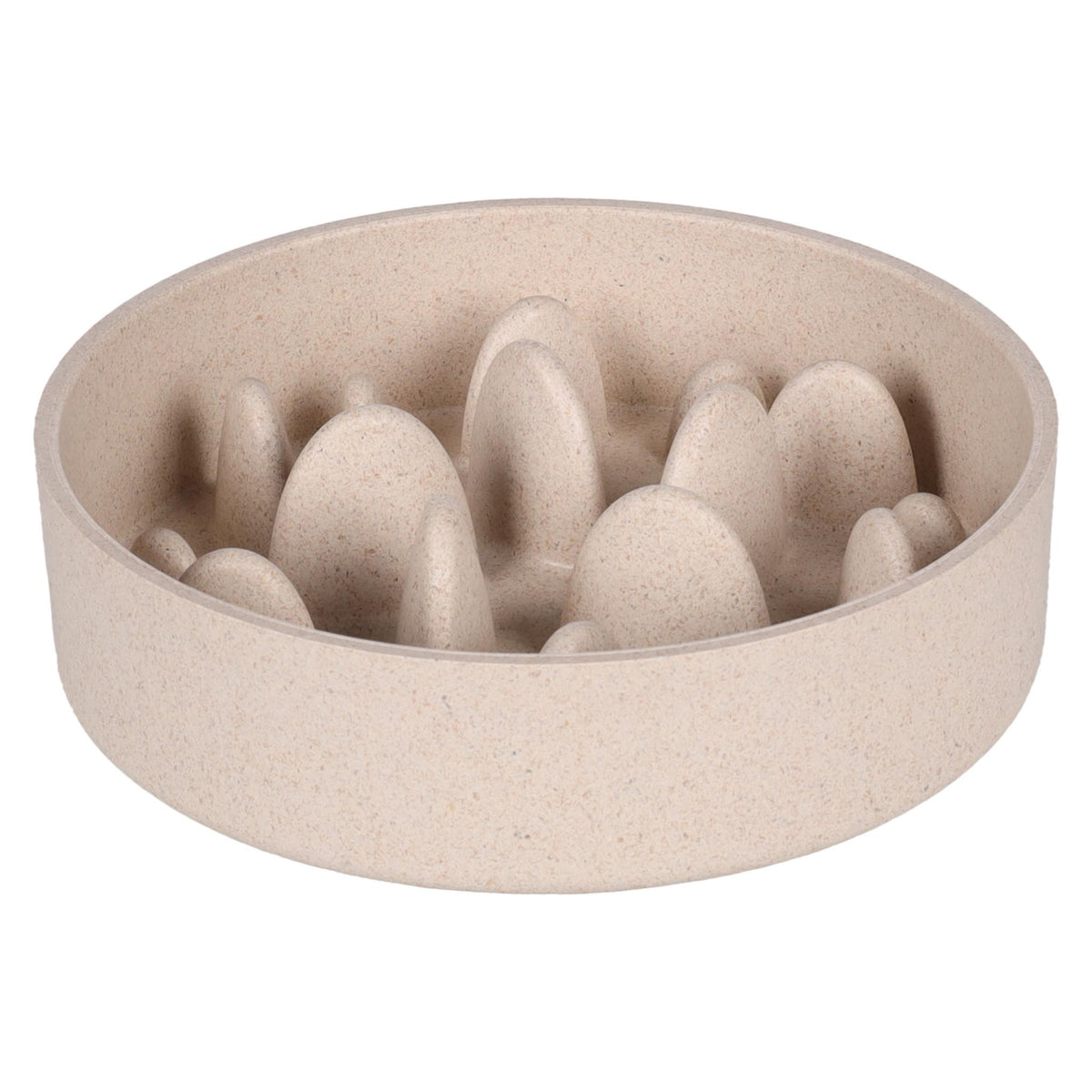Eetpot Slow feeder Greni Rond Beige 790 ml