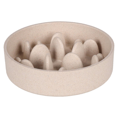 Eetpot Slow feeder Greni Rond Beige 790 ml