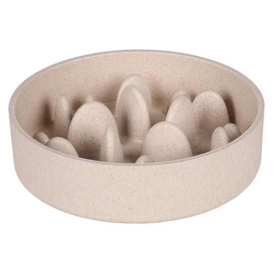 Eetpot Slow feeder Greni Rond Beige 790 ml