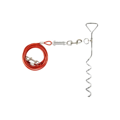 Grondpin met aanlegkabel Igla Zilver