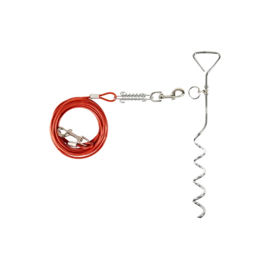 Grondpin met aanlegkabel Igla Zilver