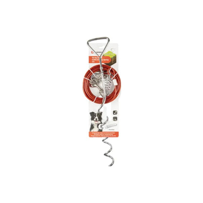 Grondpin met aanlegkabel Igla Zilver