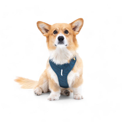 Roam tuig in diep teal met golvend patroon