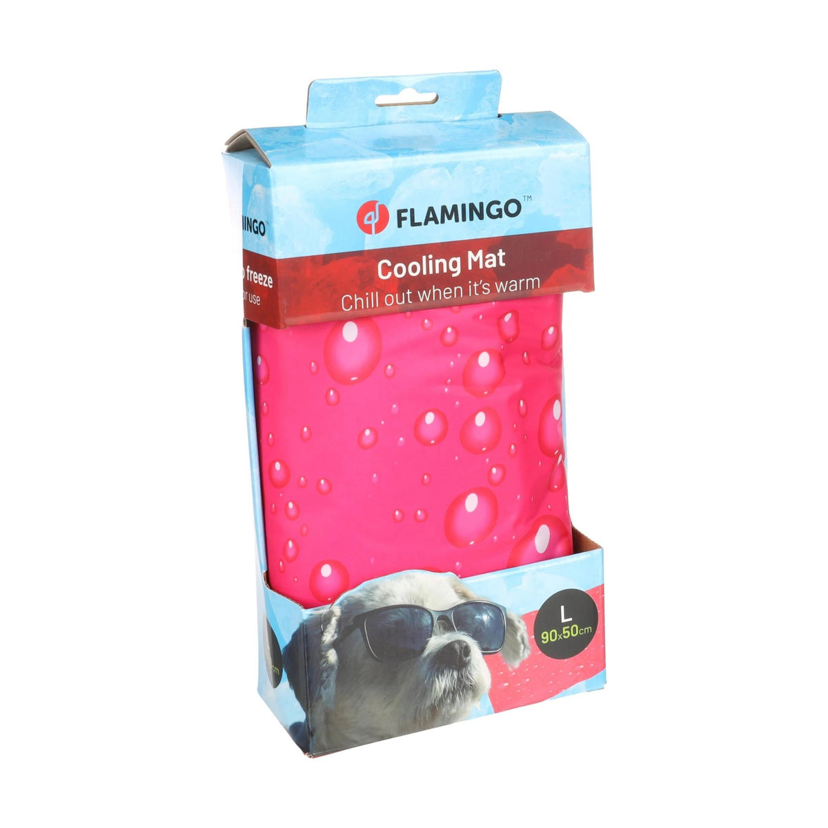 Koelmat Drop Rechthoekig Fuchsia