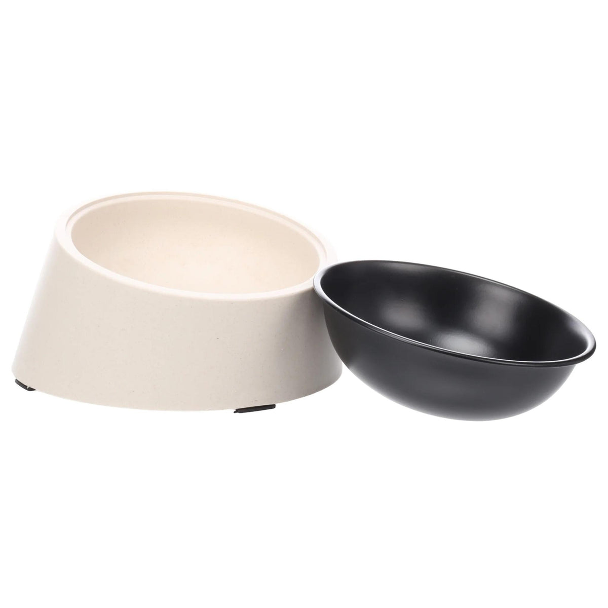 Eet- en drinkpot Kana Beige & Zwart - 350 ml