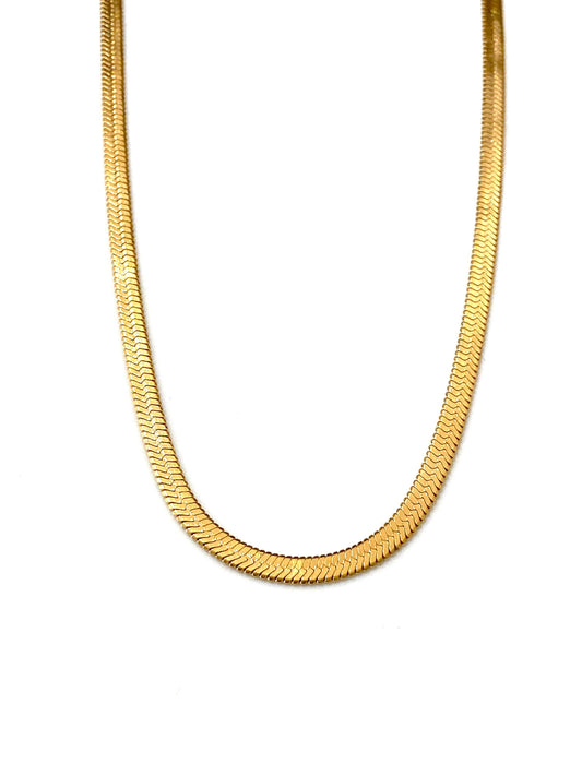 Athena goldkleurige ketting van Cassette