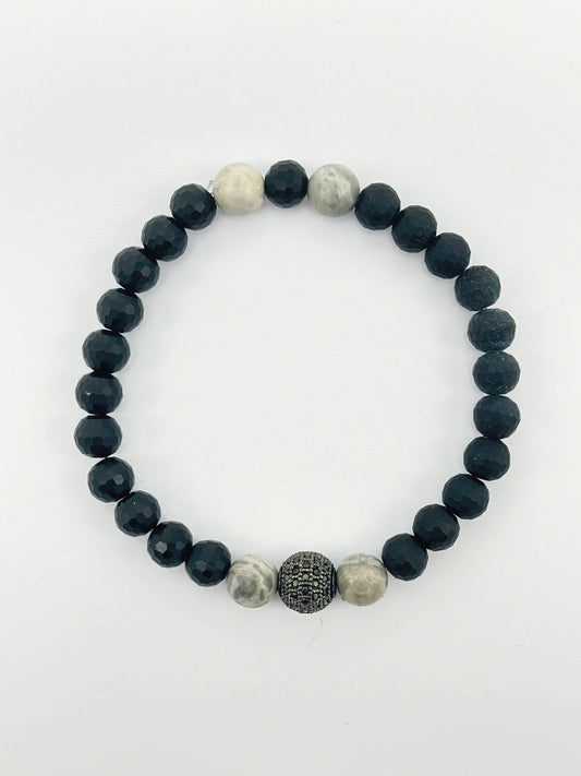 Armband van natuursteen
