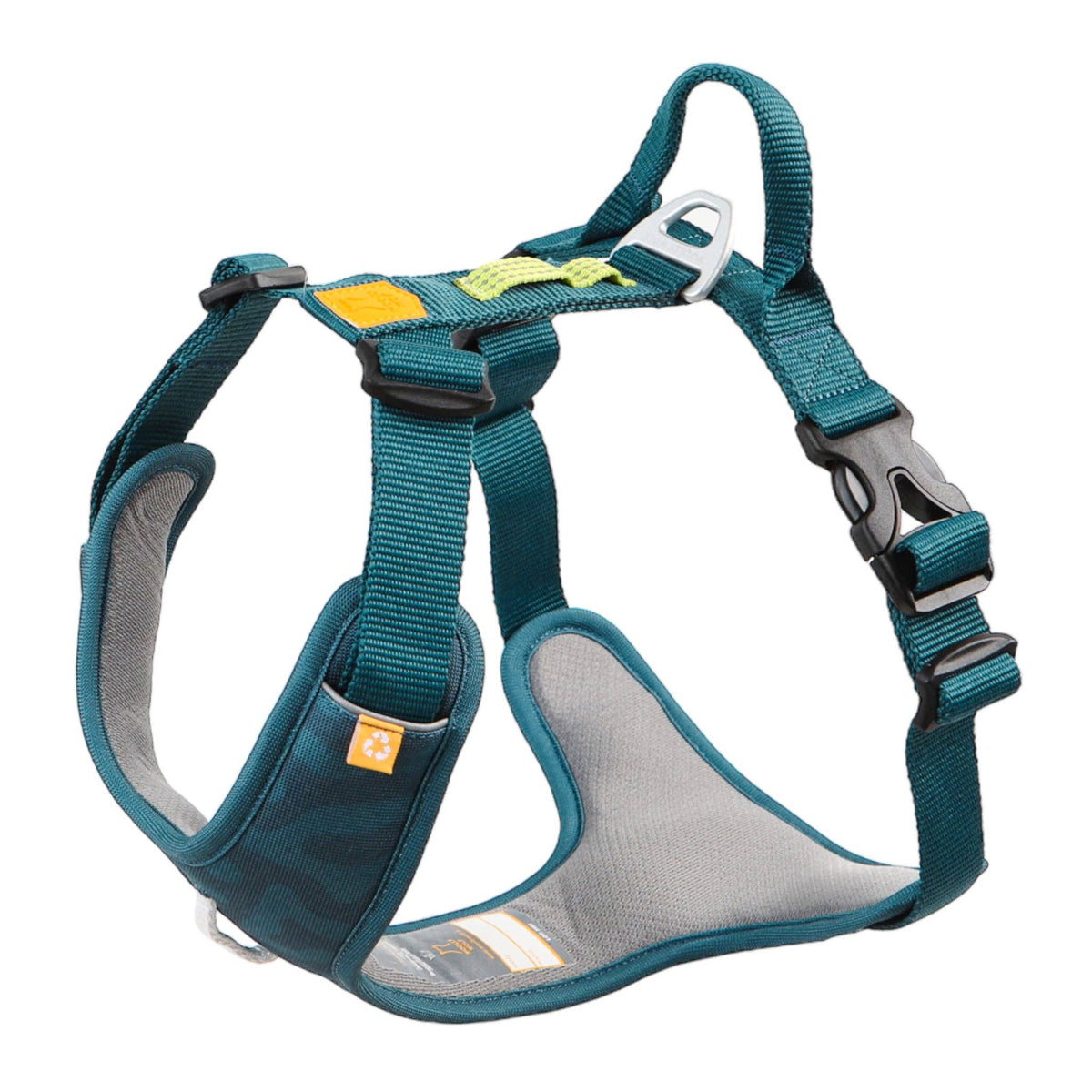 Roam tuig in diep teal met golvend patroon