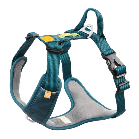 Roam tuig in diep teal met golvend patroon