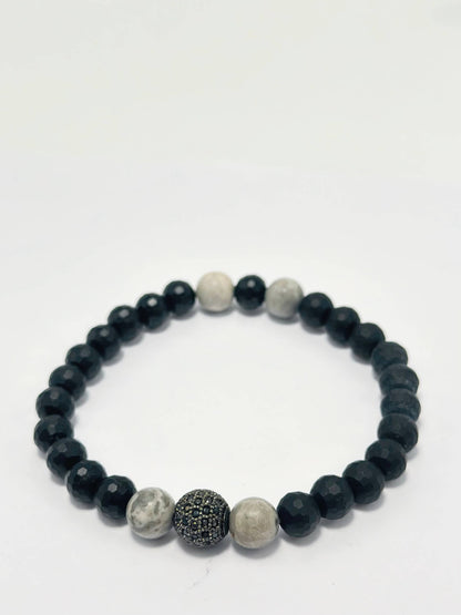 Armband van natuursteen