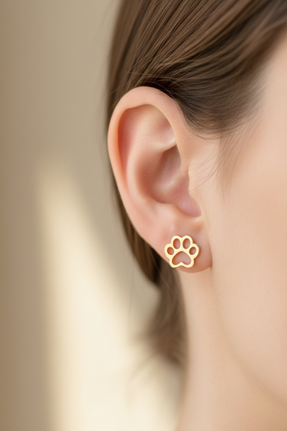 Minimale Poot Stud Oorbellen